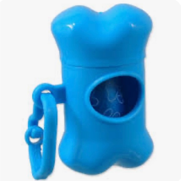 “Bone Dog Poo Dispenser” Disposable Pet Puppy Paw Print Poop Waste Sack Bag Roll - Picture 2 of 15